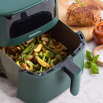 GreenPan Bistro XL Airfryer 7,2L - PFAS-vrij Pine Green