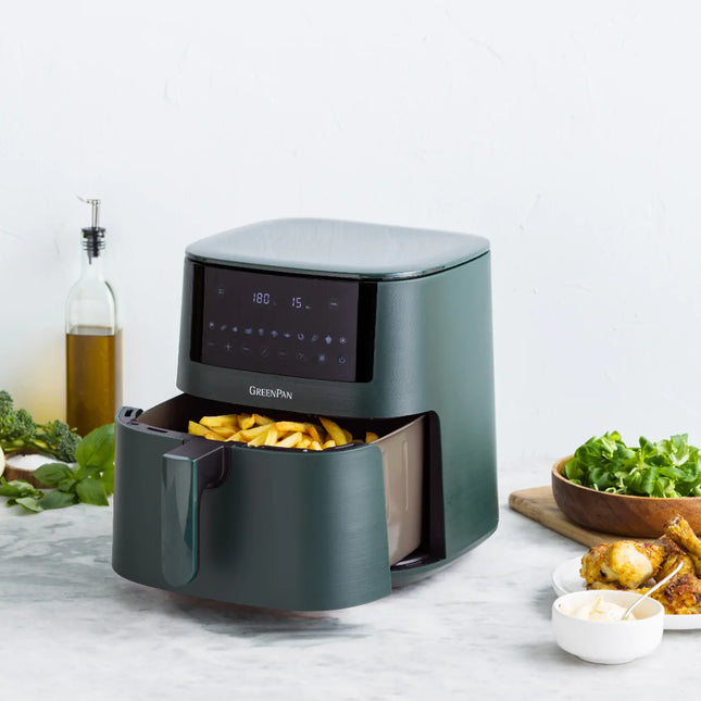 GreenPan Bistro XL Airfryer 7,2L - PFAS-vrij Pine Green