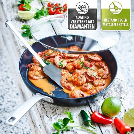 GreenPan Copenhagen Koekenpannenset 20 + 28 cm eten