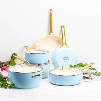 GreenPan Padova Pannenset 10 delig Light Blue