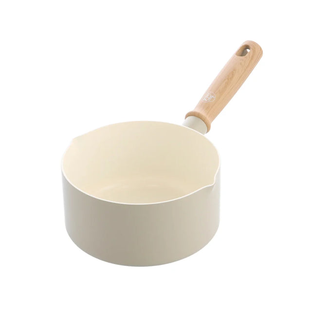 Greenchef Nordics Antiaanbak Steelpan Crème - 16 cm pan
