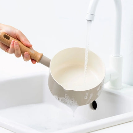Greenchef Nordics Antiaanbak Steelpan Crème - 16 cm afwas