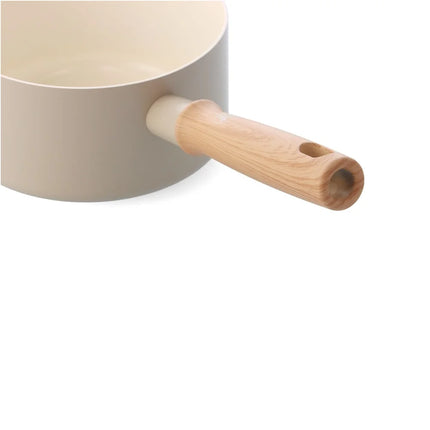 Greenchef Nordics Antiaanbak Steelpan Crème - 16 cm handgreep