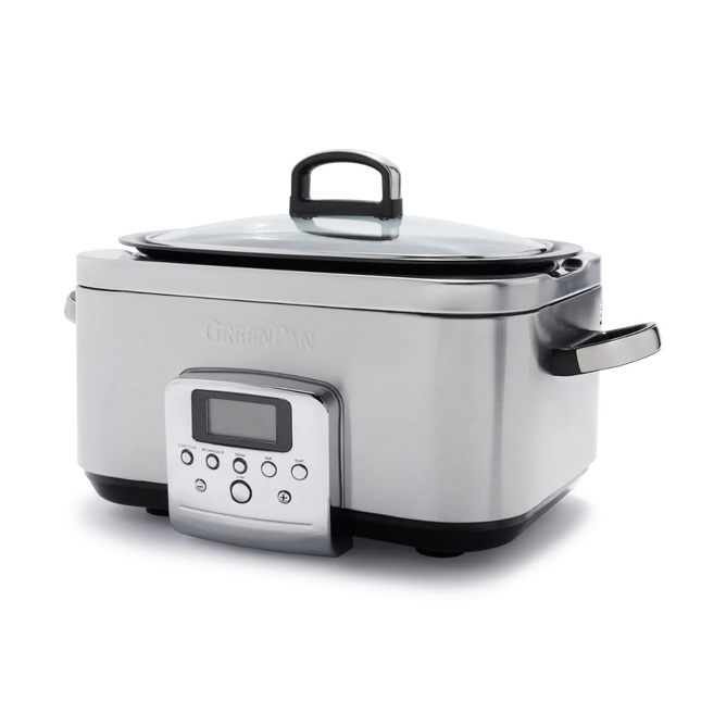 Greenpan Electricals Slow cooker 6L - Stainless Steel