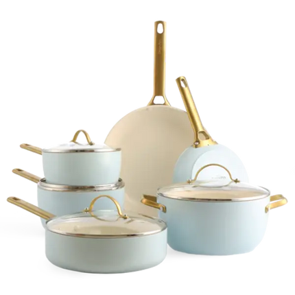 GreenPan Padova Pannenset 10 delig Light Blue