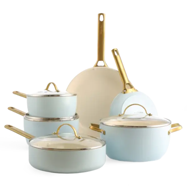 GreenPan Padova Pannenset 10 delig Light Blue