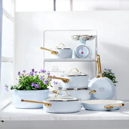 GreenPan Padova Pannenset 10 delig Light Blue