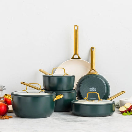 Greenpan Padova Pannenset 6 delig Pine Green
