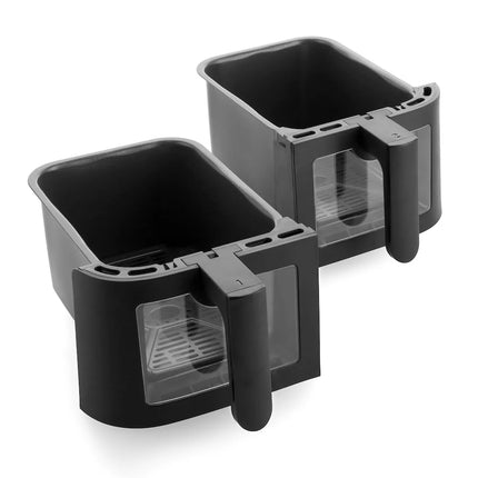GreenPan Bistro AirFryer DUAL XL + 8delig Bak set PFAS-vrij