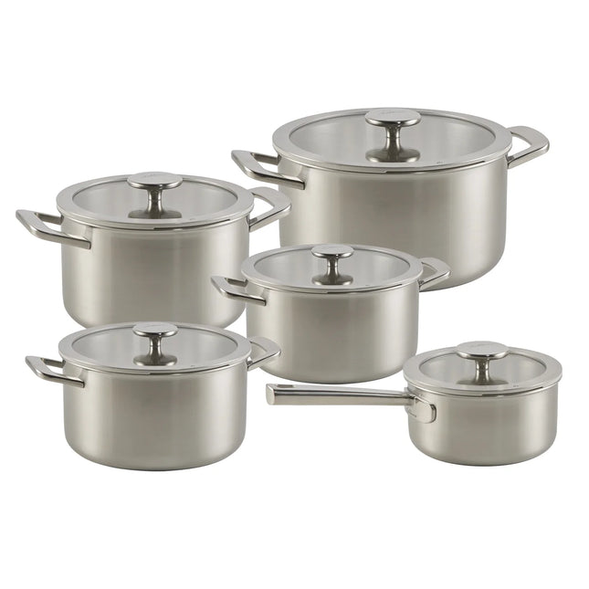 Habonne Allure Pannenset downdraft 5 delig - 5 ply RVS
