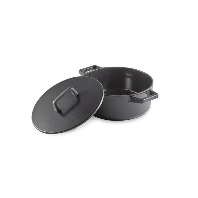 Habonne Baron Braadpan Met Deksel Zwart