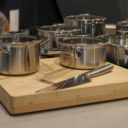 Habonne Allure Pannenset downdraft 5 delig - 5 ply RVS