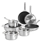 BK Maestro Peter Goossens Durabond Hybride medium 7 delig pannenset