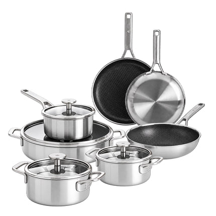 BK Maestro Peter Goossens Durabond Hybride medium 7 delig pannenset