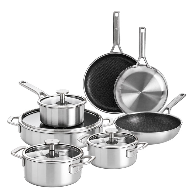 BK Maestro Peter Goossens Durabond Hybride medium 7 delig pannenset