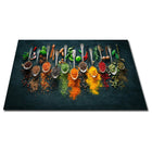 Inductie beschermer / afdekmat - Kruiden op Lepels