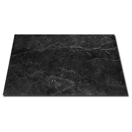 Inductie beschermer / afdekmat - zwart marmer