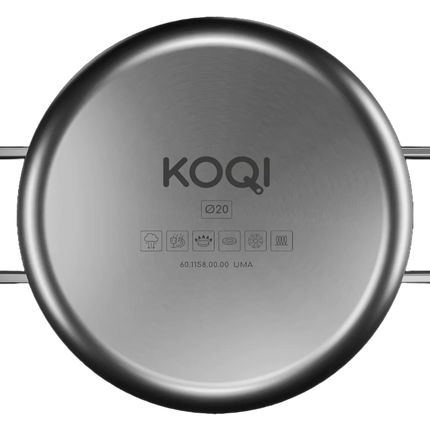 KOQI Downdraft Soeppan Uma 3-Ply RVS