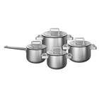 KOQI Downdraft Pannenset Uma 3-Ply 4-delig