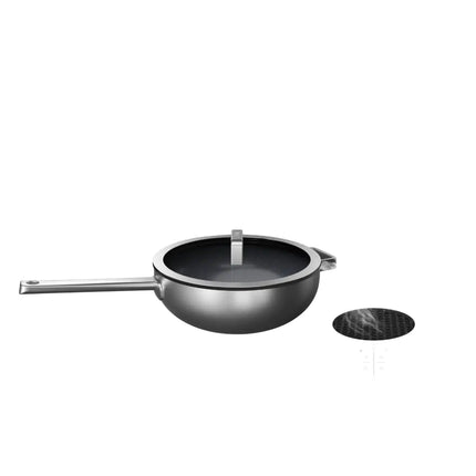 KOQI Mira Koekenpannenset + Wok - Triply  downdraft