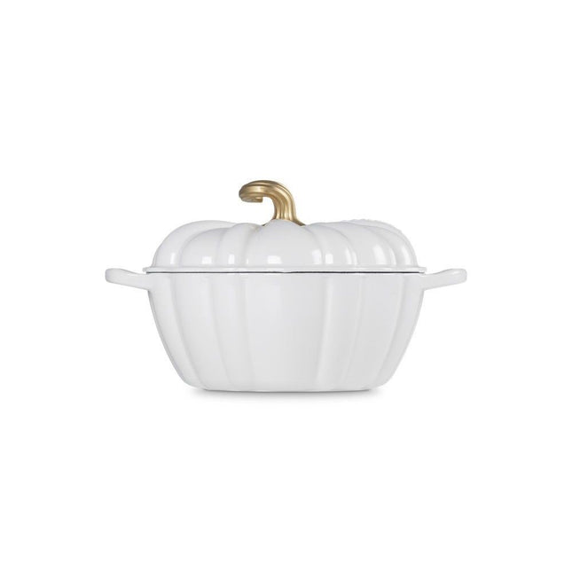 Le Creuset Braadpan Pompoen Wit 24cm