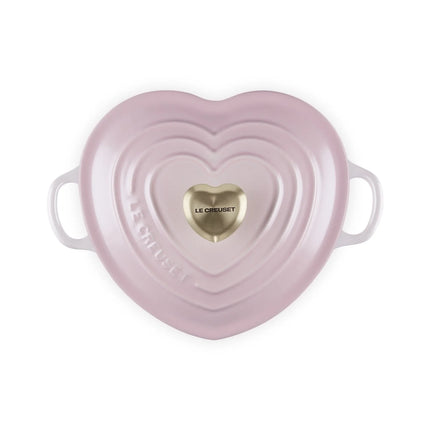 Le Creuset Lage Braadpan Hartvormig 20cm / 1L - Shell Pink
