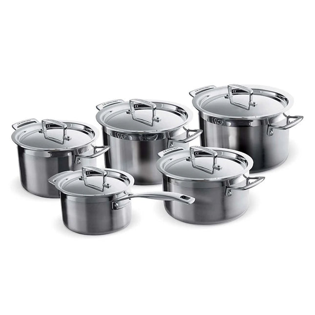 Le Creuset Magnetik Pannenset RVS 9 delig