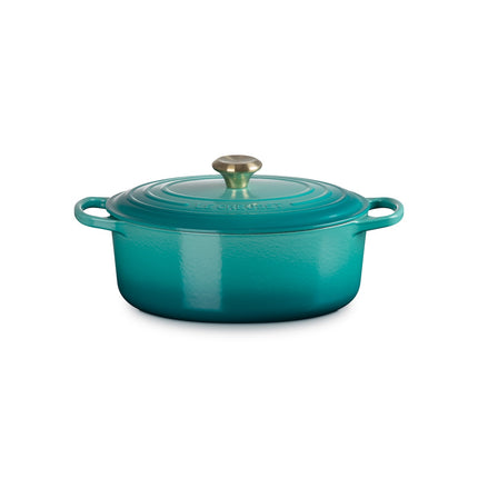 Le Creuset braadpan Signature Bleu Riviera