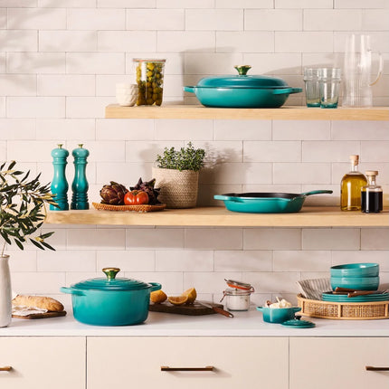 Le Creuset braadpan Signature Bleu Riviera