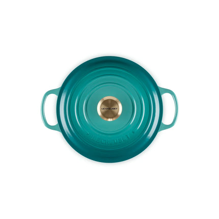 Le Creuset braadpan Signature Bleu Riviera