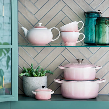 Le Creuset braadpan Signature Shell Pink