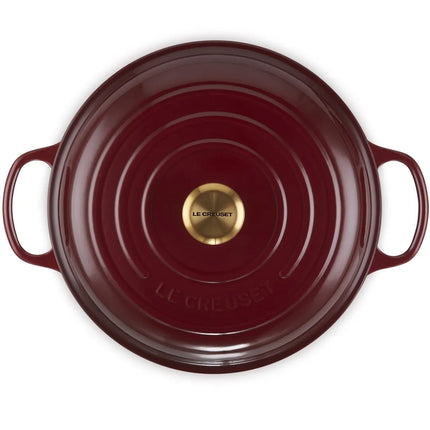 Le Creuset lage braadpan Campagnard Signature Garnet 30cm
