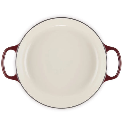 Le Creuset lage braadpan Campagnard Signature Garnet 30cm