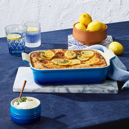 Le Creuset ovenschaal Azure sfeerfoto

