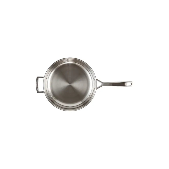 Le Creuset Koekenpan Magnetik - 28cm - Tri-ply RVS boven