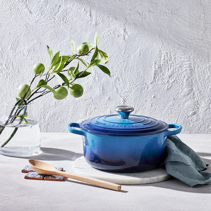 Le Creuset braadpan Signature Azure