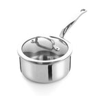 GreenPan Premiere 5-ply steelpan met deksel 16cm 1.5L RVS