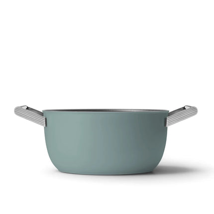 SMEG braadpan keramische coating Emerald Green 24cm