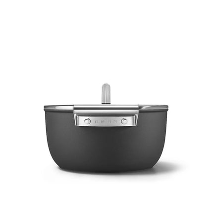 SMEG braadpan keramische coating Zwart 24cm