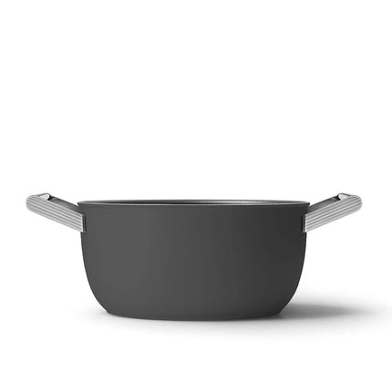 SMEG braadpan keramische coating Zwart 24cm