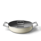 SMEG hapjespan keramische coating Creme 28cm