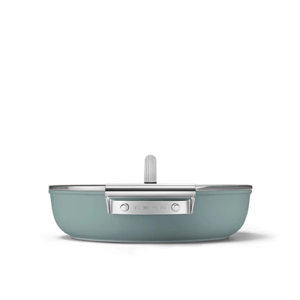 SMEG hapjespan keramische coating Emerald Green 28cm