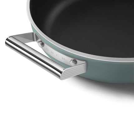 SMEG hapjespan keramische coating Emerald Green 28cm