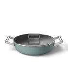 SMEG hapjespan keramische coating Emerald Green 28cm