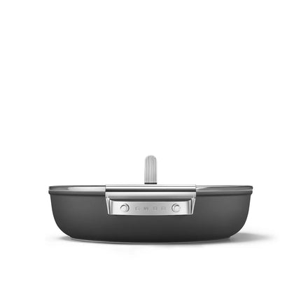 SMEG hapjespan keramische coating Zwart 28cm