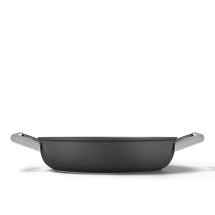 SMEG hapjespan keramische coating Zwart 28cm