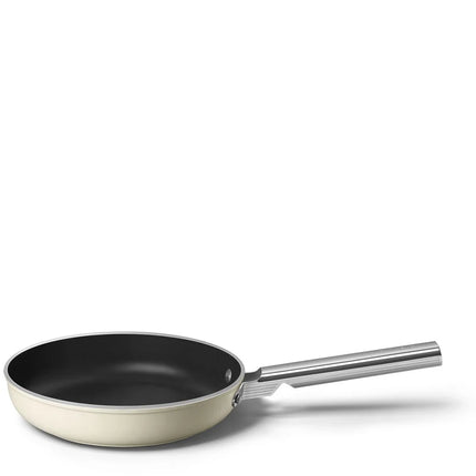 SMEG koekenpan keramische coating Creme