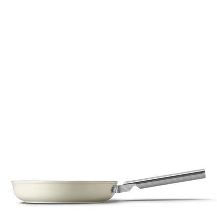 SMEG koekenpan keramische coating Creme