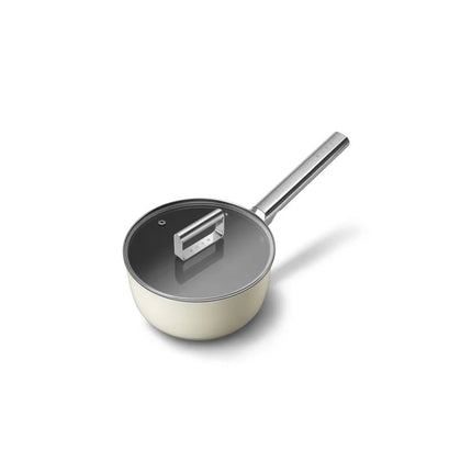 SMEG steelpan keramische coating Creme 20cm