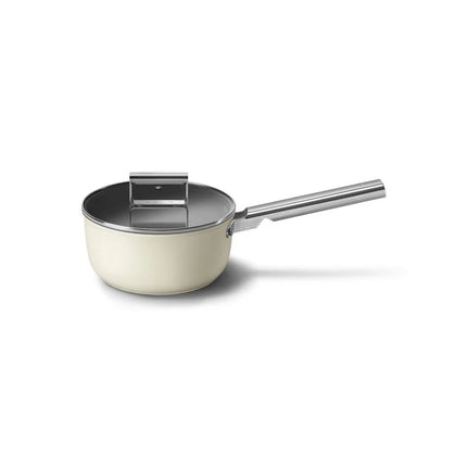 SMEG steelpan keramische coating Creme 20cm